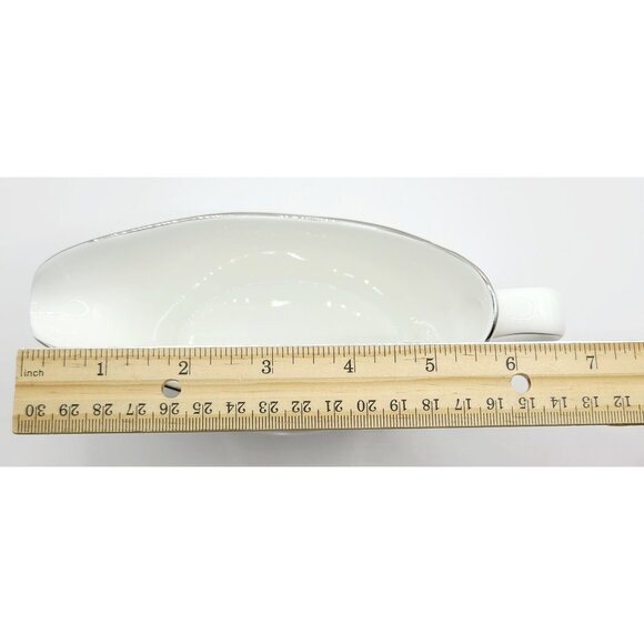 Wedgwood Shagreen Jade Sauce Boat .4 Pt Fine Bone China Made In UK New with tags - Picture 10 of 11